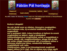 Tablet Screenshot of fabianpal.com